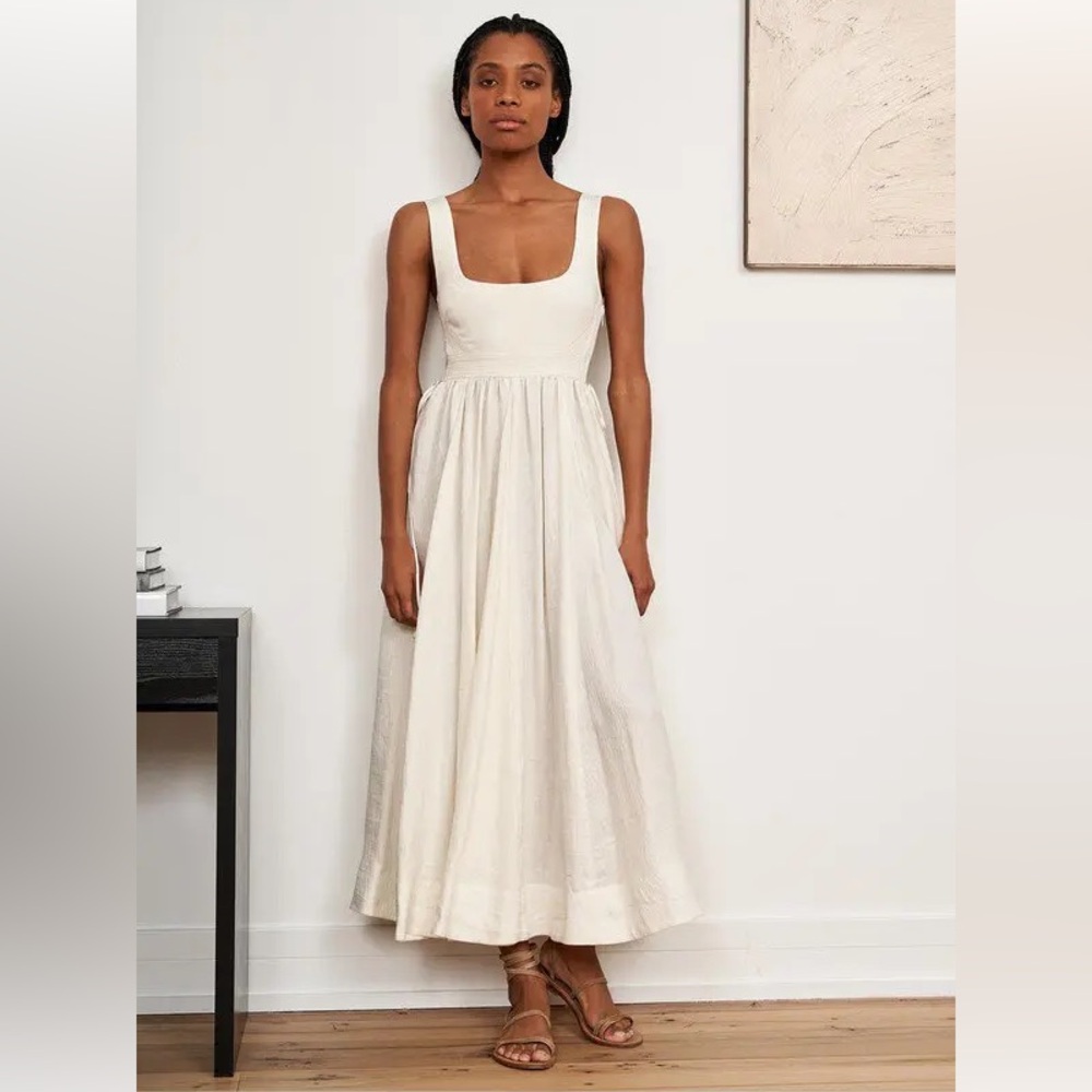 La Ligne Villanelle White Dress